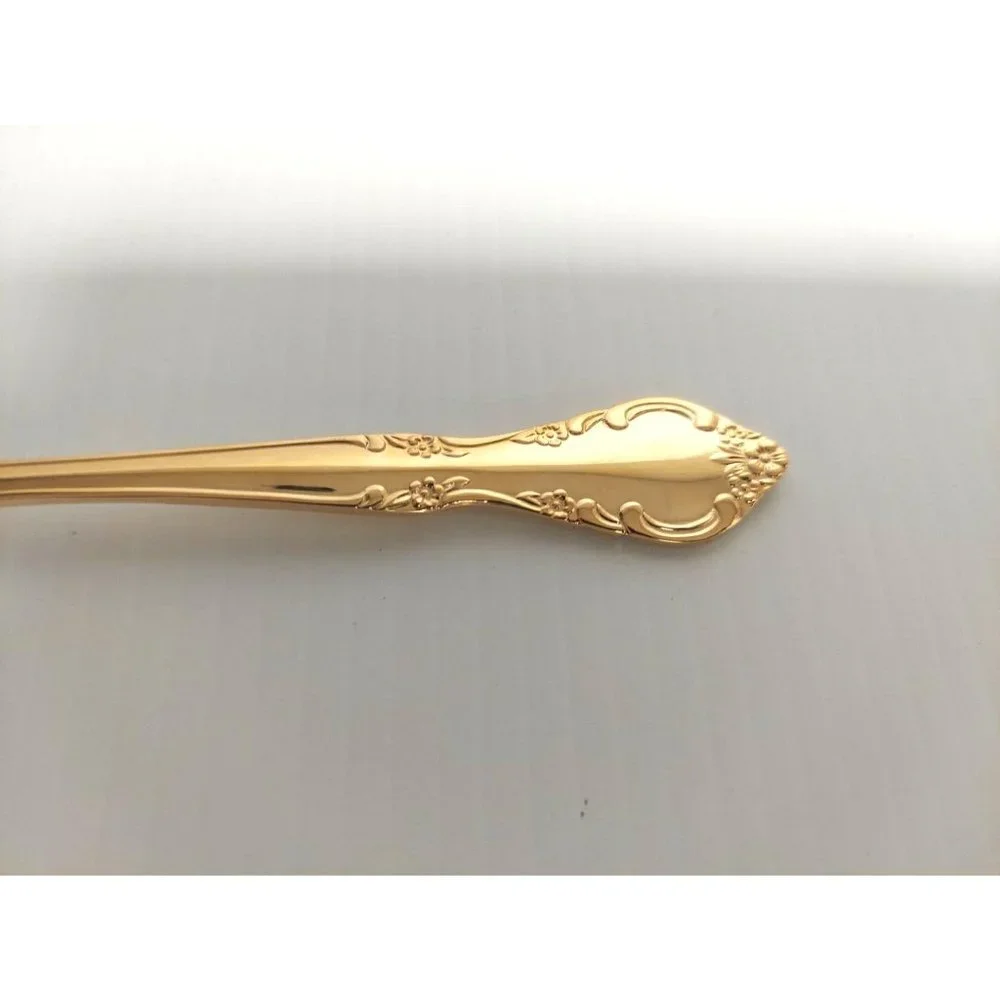 Estia Golden Cascade Plated Electroplate Korea Tablespoons Lot of‎ 8